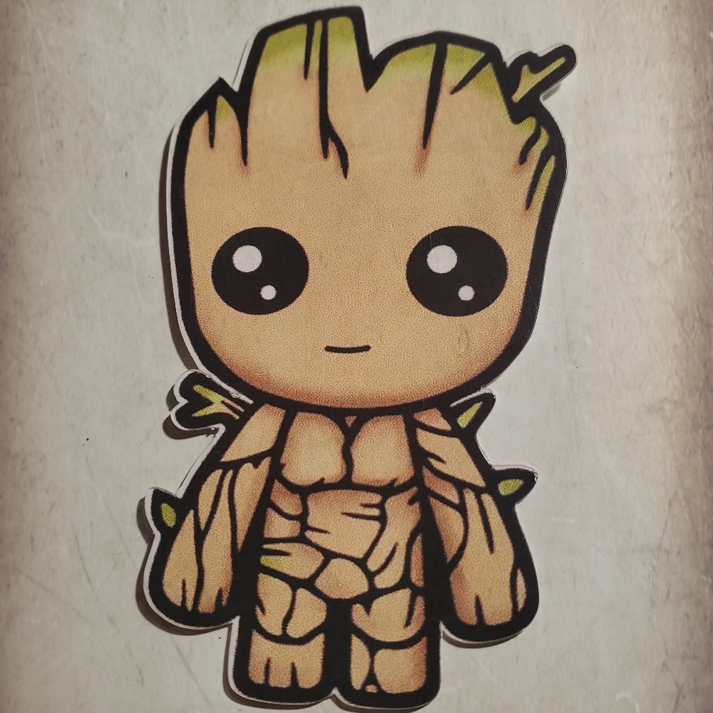 3 Pk Baby Groot Stickers Weatherproof